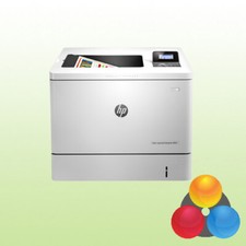 HP Color LaserJet Enterprise M553N Drucker Toner C, G NEU 18.364 Blatt gedruckt