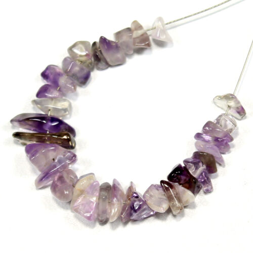 Amethyst Regular Chips Beads Briolette Natural Loose Gemstone Making Jewelry - Picture 1 of 2
