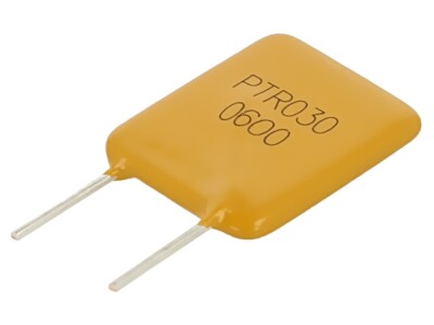 2X PTR030V0600-BK Sicherung: PTC Polymer 6A Imax: 100A THT PTR030V Beutel BUSSMA