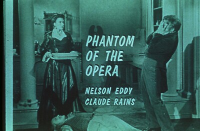 LMP51-134 40s Phantom Of Opera Nelson Eddy Claude Rains Orig 35mm COLOR SLIDE