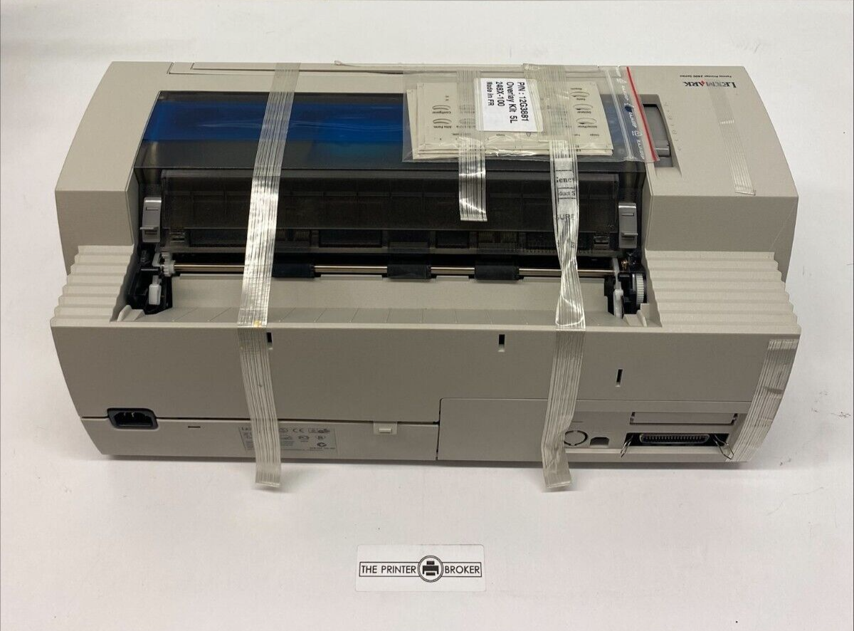 2480100 Lexmark 2480 9 Pin A4 Mono Dot Matrix Printer eBay