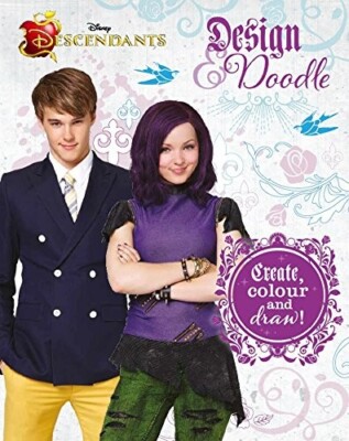 Disney Descendants Activity book- Design & Doodle- NEW!