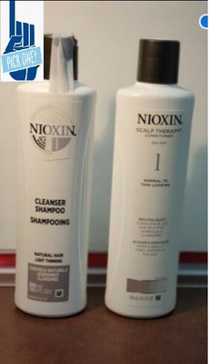 Nioxin System 1 Cleanser OR Scalp Therapy Conditioner 10 oz Choose  item limited
