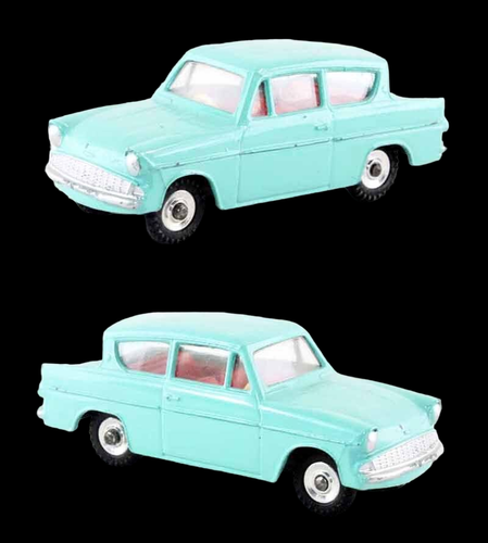Dinky Toys Ford Anglia 1/43 - Réf 155 - Angleterre 1961 (Bon état)