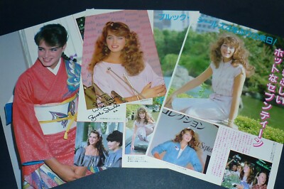 BROOKE SHIELDS in Tokyo & Kyoto 1982 JPN Picture Clipping 3-SHEETS BROOKE SHIELDS in Tokyo & Kyoto 1982 JPN Picture Clipping 3-SHEETS