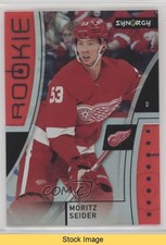 2021-22 Upper Deck Synergy Rookies Red Tier 3 Moritz Seider #112 READ mq5