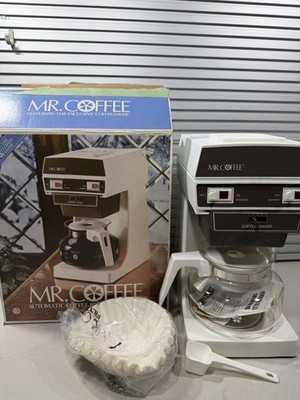 New!! Vintage MR COFFEE Automatic Brewing MCS-201W 10cup /JOE DIMAGGIO ENDORSED!