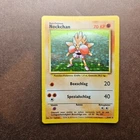 German Hitmonchan 7/102 Pokemon Base Set Holo Rare Card - MP