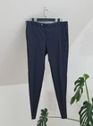 PT Torino Luxury Men Navy Blue Wool Classic Pants Trousers Size 50 Made in Italy