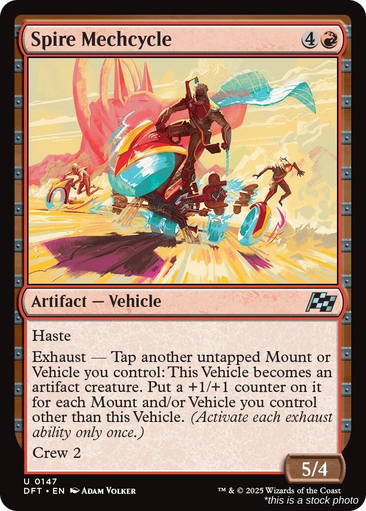 Spire Mechcycle (DFT 147), Normal, Aetherdrift, MTG