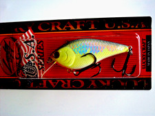 LOT OF-2-LUCKY CRAFT KJ FLAT 1.5 / 2-1/2" 3/8OZ KJFL1-5-150 THE COLOR - MS CRACK