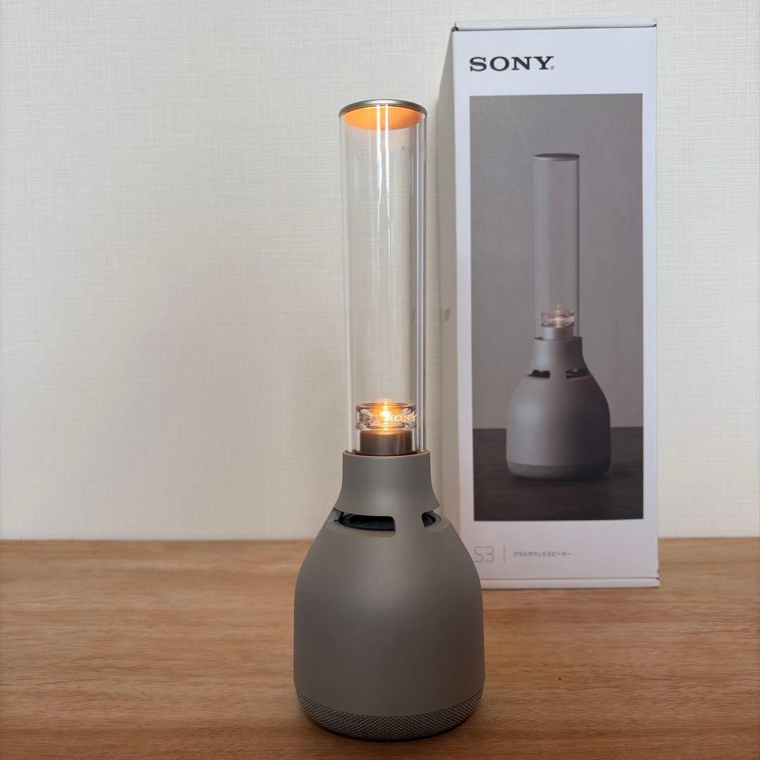 Sony Wireless Glass Sound Speaker LSPX-S3 Lantern Style Bluetooth