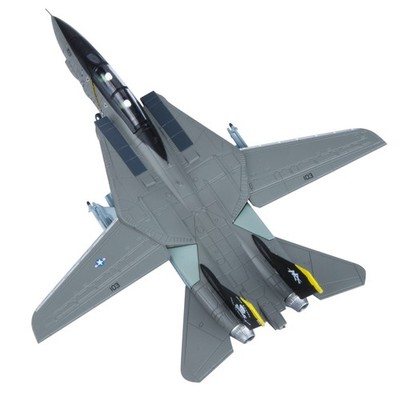 1/100 F-14 Tomcat Fighter Simulation Alloy Aircraft Military Airplane Model R