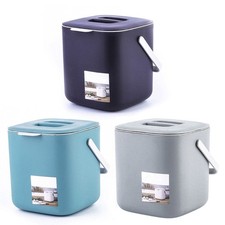 Practical Countertop Compost Bin Odorproof Waste Basket Bin for Home Office