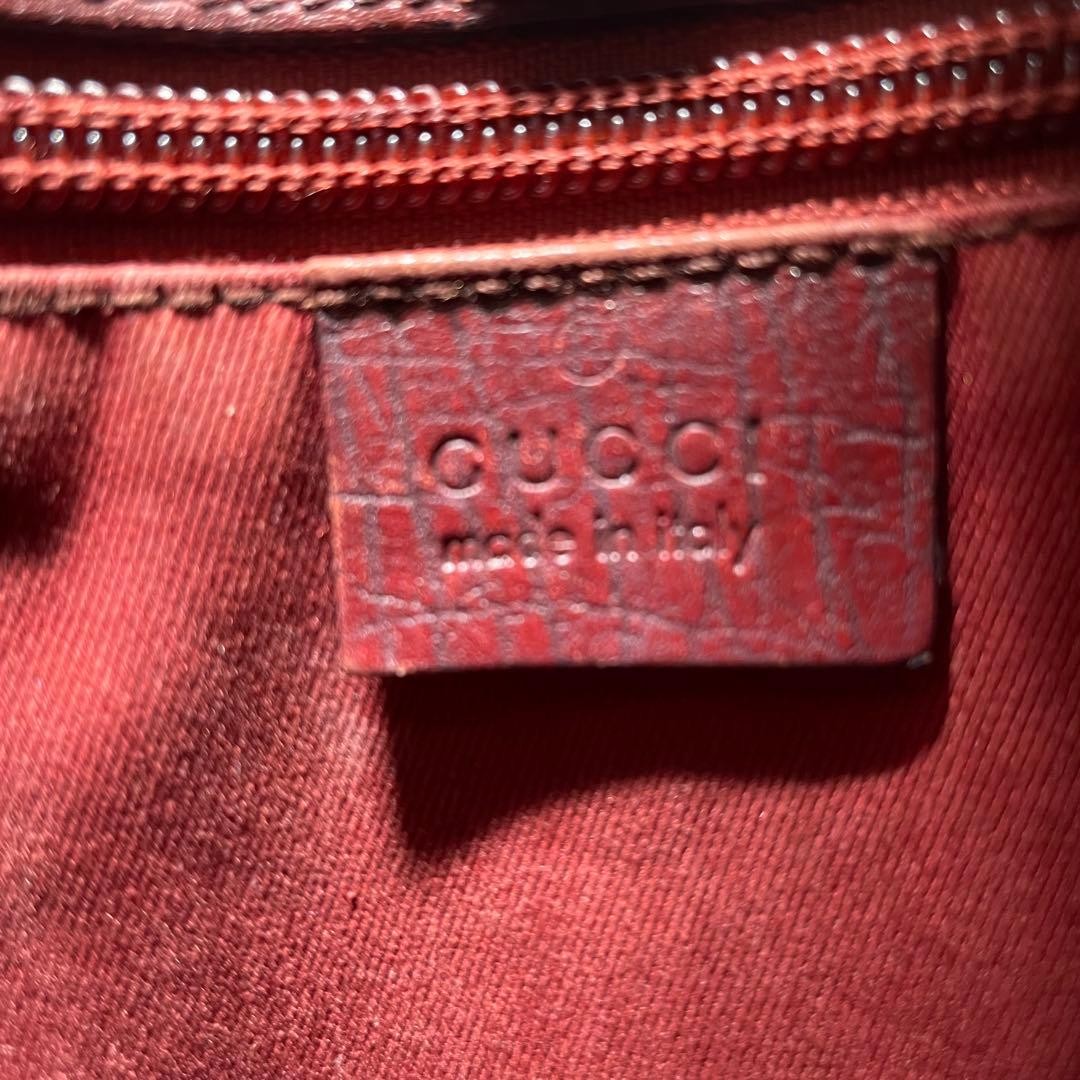 GUCCI GG Supreme PVC Mini Tote Bag Authentic Rare Compact Crossbody Bag thumbnail 12