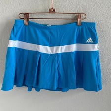 Adidas Clima365 Tennis Golf Skort Blue White Pull On Medium