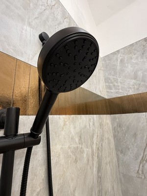 Pfister Verve HSC-05SHWSDB Matte Black Round Multi-Function Hand Shower | NEW