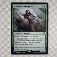 Llanowar Loamspeaker 228 - NM - Bloomburrow Commander - MTG Magic The Gathering
