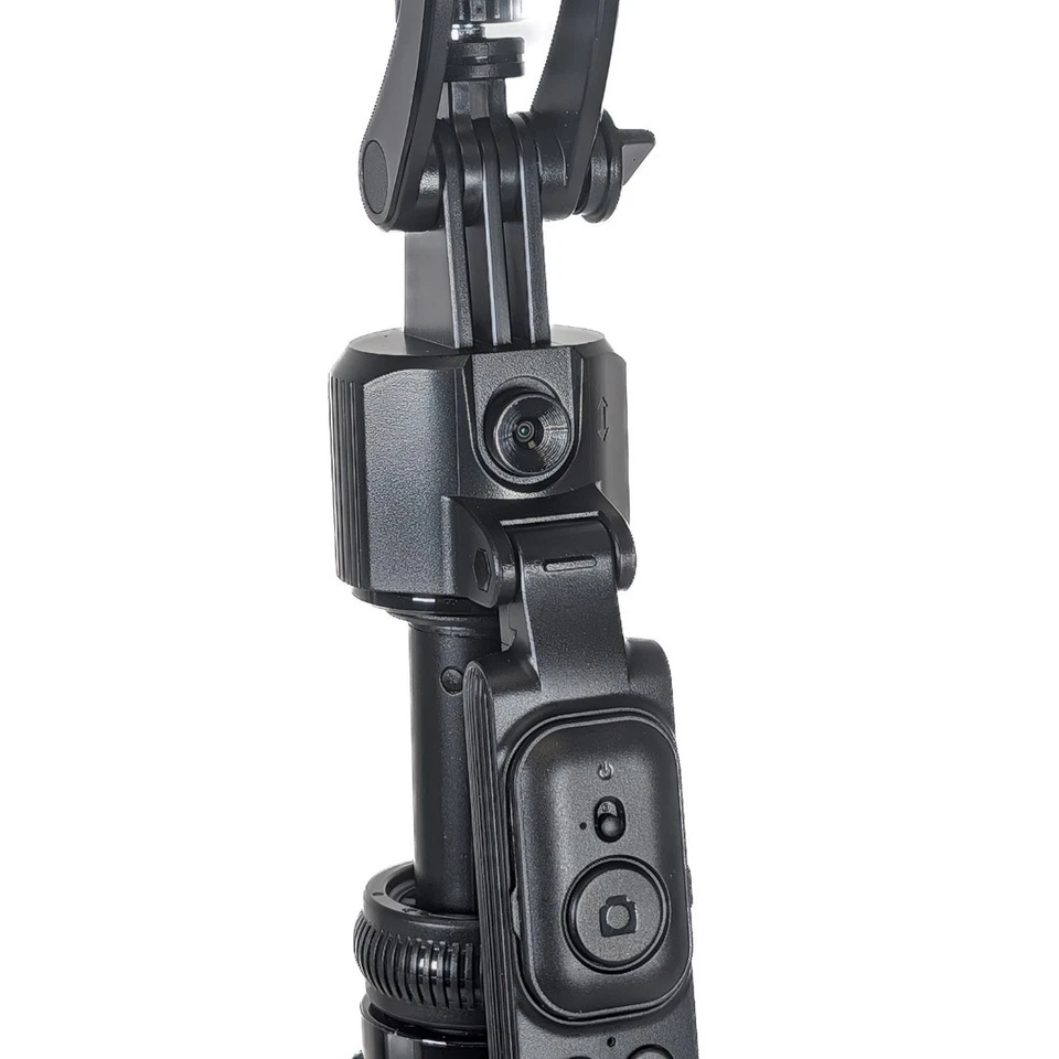 Face Tracking Tripod 360 Rotating Cellphone Camera Stand Selfie Stick w/Remote - Image 3 of 4