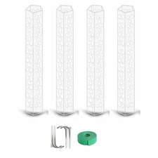 Transparent Plant Support 15 7 in Moss Pole for Enhancing Growth of Vines