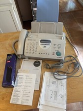 Sharp UX-300 Model Facsimile Instructions Manual All Cords Dial Up + Fax Ribbons