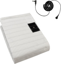 Grounding Sheets for Bed, Grounding Flat Sheet with Silver Fiber Cotton for Be