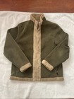 Woolrich Micro Corduroy Jacket Women's M Olive GreenFaux Fur Lined Full Zip Coat — photo 1