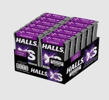 Caramelo refrescante X12 Halls XS arándano sin azúcar aliento fresco