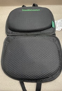 iHealthcomfort Gel Foam Seat Cushion Portable Outdoor Travel Chair Mat 2in1