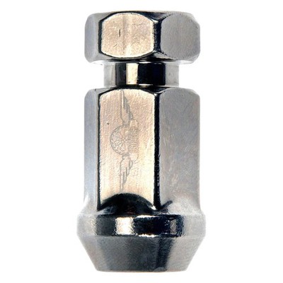 For Chevy C3500 88-95 Dorman 712-645M4 Silver Cone Seat Flattop Capped Lug Nuts