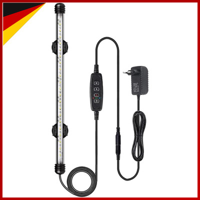 Aquarium LED Beleuchtung 37cm mit Timer Auto On/Off 3 Lichtmodi Dimm-Funktion