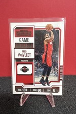 2023-24 Panini Contenders - Fred VanVleet #13 Game Ticket Red