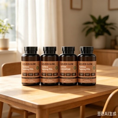 4X Tanning Vitamin Tan-Golden Capsules-Sunless Glow Tanning Pills