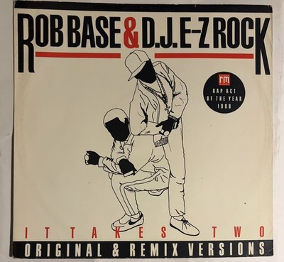 ROB BASE & D J E-Z ROCK - IT TAKES TWO  - SLEEVE ONLY NO RECORD 