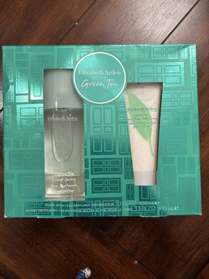 Elizabeth Arden Green Tea Gift Set for Women Spray and Honey Drops Body Cream