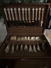 Reed & Barton sterling flatware Georgian Rose 72 piece