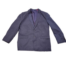 Johnston  Murphy XC4 Navy Water Resistant Travel Blazer Jacket XL 2 Button