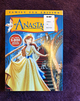 SEALED Anastasia Family Fun Edition 2-Disc DVD Widescreen G 2006