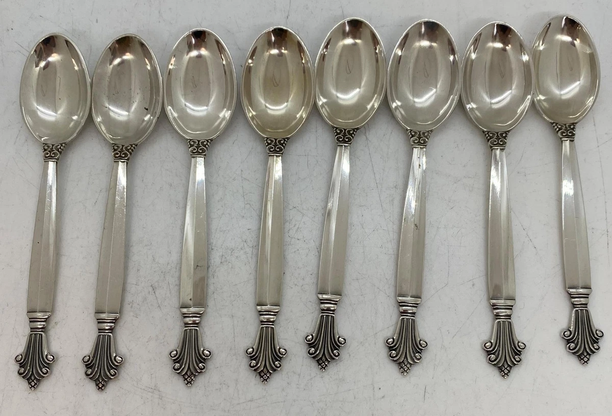 デミタススプーン MEKA Sterling メカステアリング ビンテージ デミタススプーン MEKA Sterling メカステアリング ビンテージ