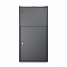 BROOKLYN EXTRA LARGE PARCEL BOX FOR HOME ANTHRACITE GRADE B RRP £469.99 RAL 7016