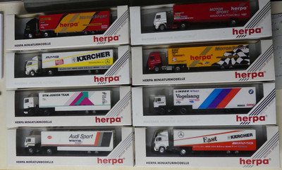 Renntransporter/LKW 1:87 von Herpa  (4)