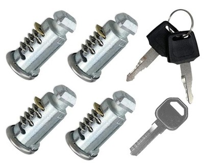 4-Pack Thule Compatible Lock Cores - One-Key System Lock Cylinders, Bike Rack,