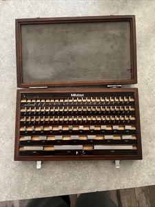 Mititoyo 512-960 81 Piece Gauge Block Set .050 -4Inch B grade