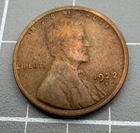 1922-D Lincoln Wheat Cent Penny - Exact Coin as Shown