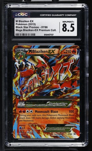 M Blaziken-EX graded CGC 8.5 for sale on eBay