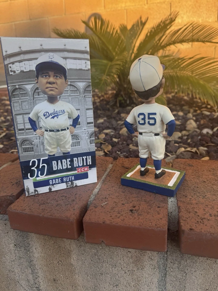 Babe Ruth Dodger Bobblehead - Image 2 of 3
