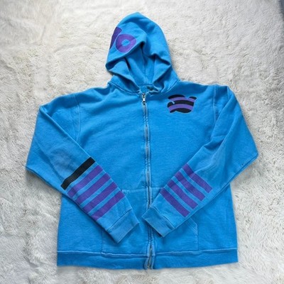 Free City Life Nature Superfluff Lux Zip Hoodie Womens 2-M Blue