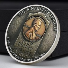 2025 The Last Penny Tribute Coin | Final Issue Philadelphia Collectible Medal