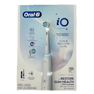 Oral-B iO Series 4 Gum & Sensitive Care Electric Toothbrush Handle Charger Case