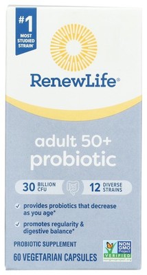 Renew Life Ultimate Flora Adult 50 Probiotic 30 Billion 60 Count Capsules